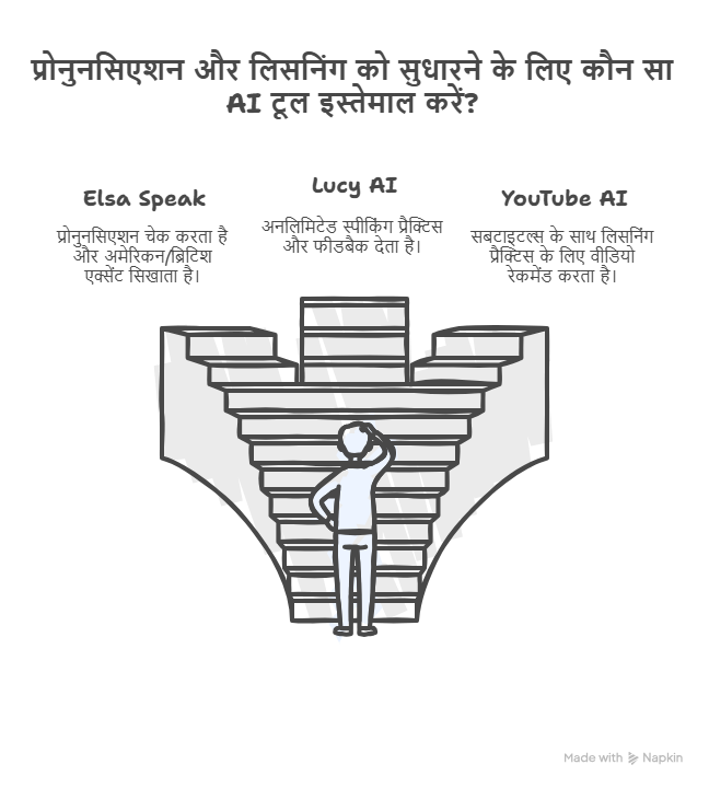 AI से प्रोनुनसिएशन और लिसनिंग सुधारें