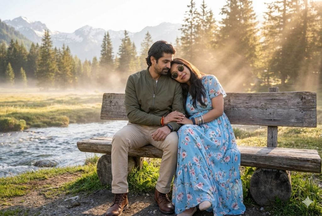 पहाड़ों की सुबह का प्यार -