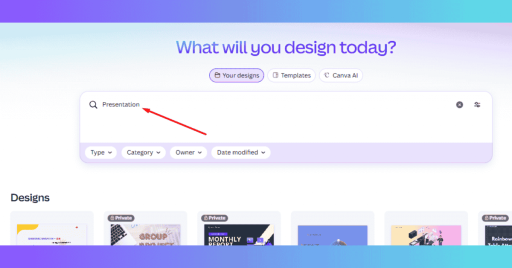 canva home