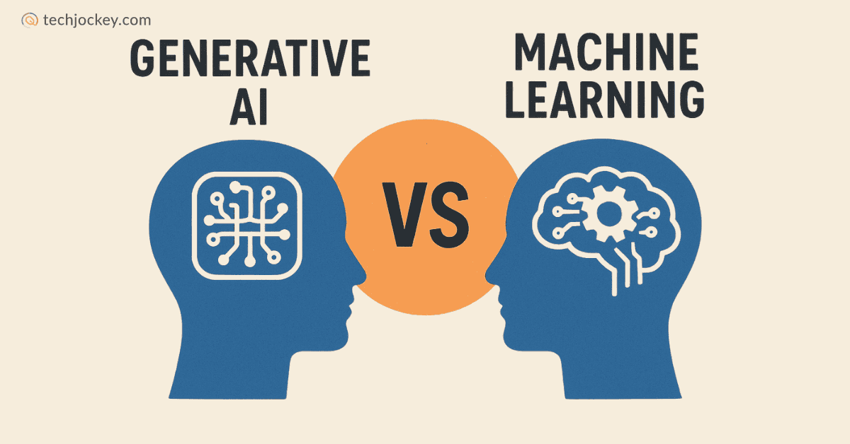 Generative AI vs Machine Learning: A Complete Comparison-feature image